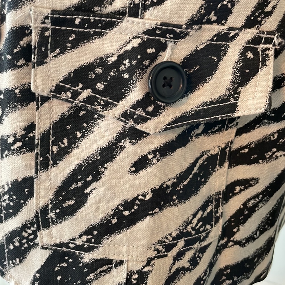 Lined Lightweight Zebra Jacket - image 3